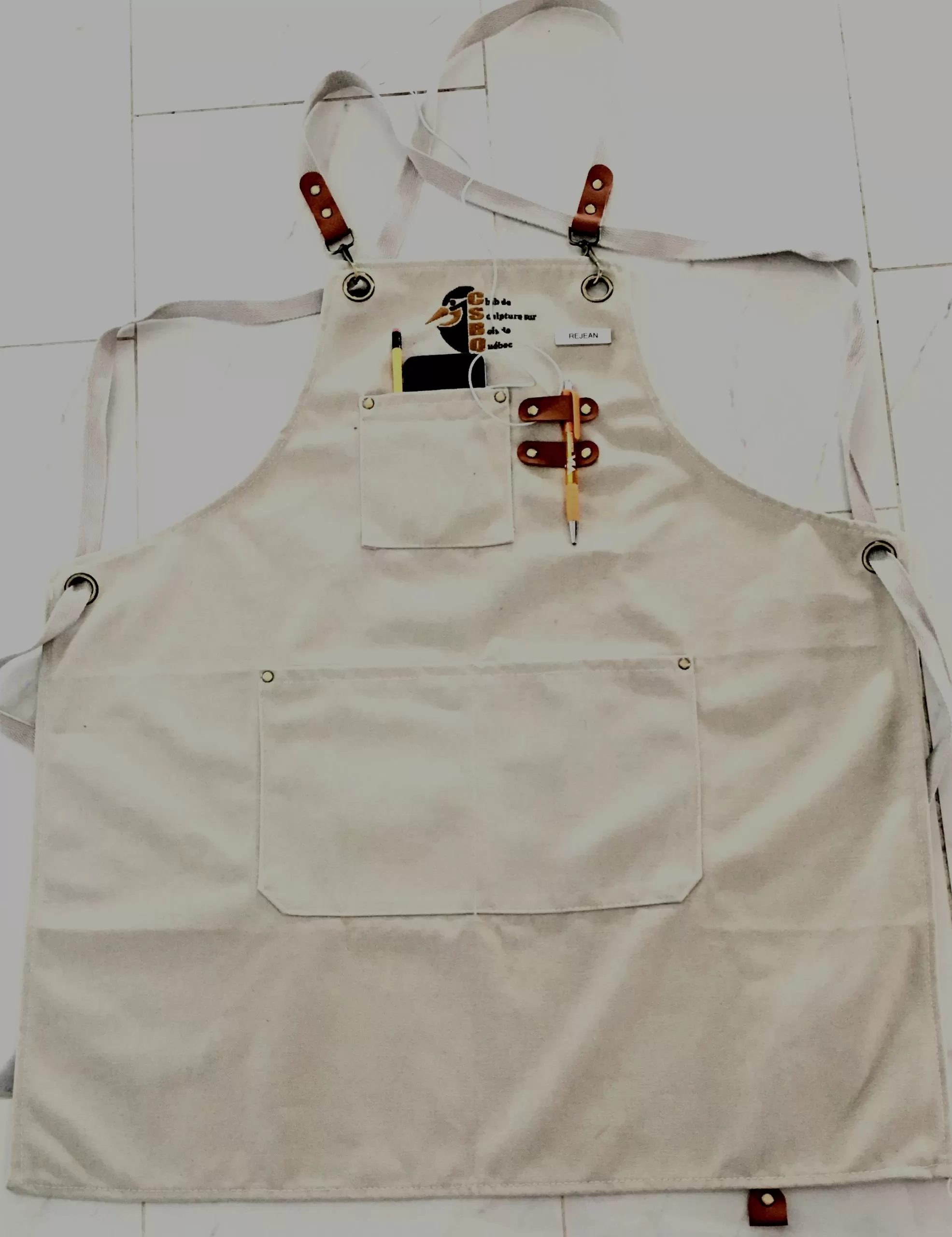 Tablier avec logo du Club