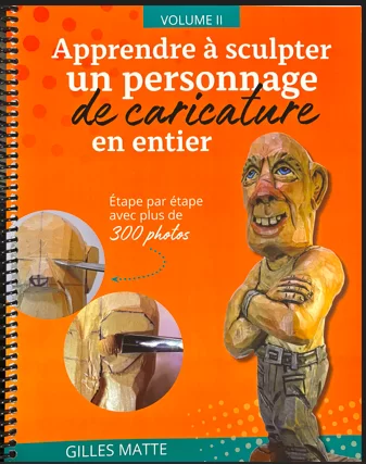 LIVRE APPRENDRE À SCULPTER UN PERSONNAGE DE CARICATURE EN ENTIER